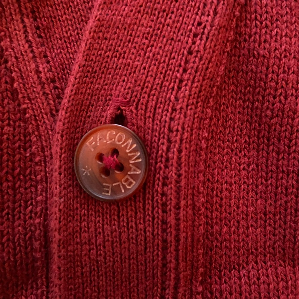 Faconnable Classic Men’s Cotton Cardigan - L - Picture 3 of 5